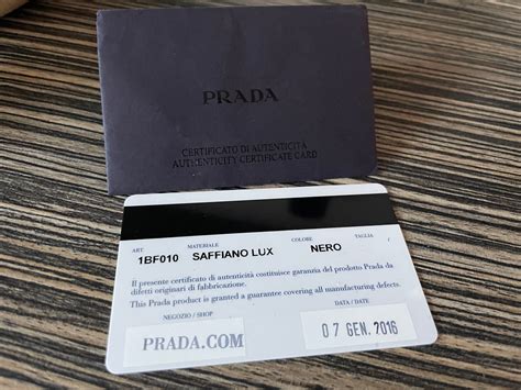 authenticity card prada|prada authenticity code check.